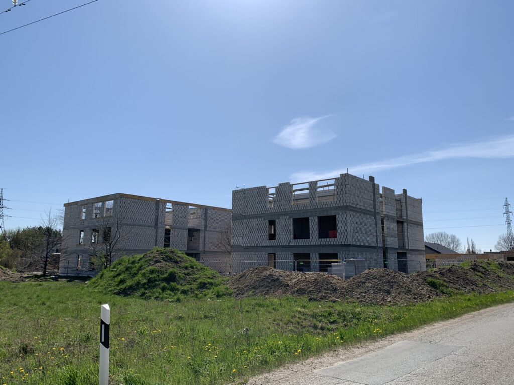 Ąžuolų alėja Paupiuose | 1 etapas (Klemiškės g. 18) - Multi apartment - construction photos