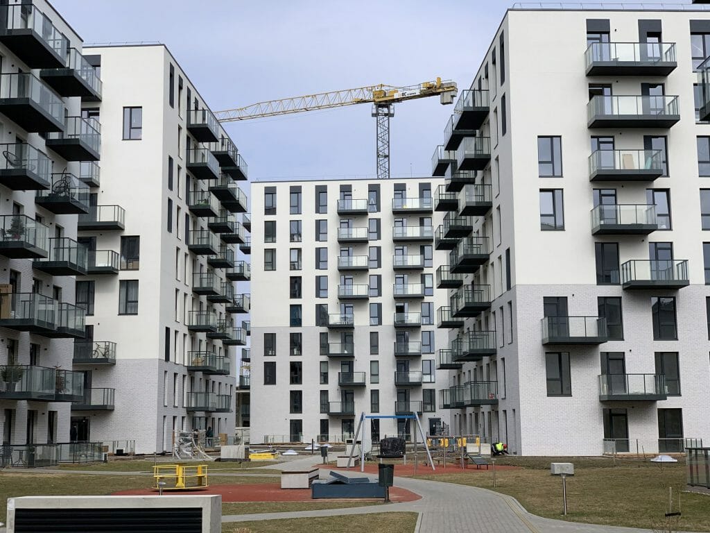 Centro rezidencija 3 etapas (Rinktinės g. 3) - Daugiabutis - statybų nuotraukos