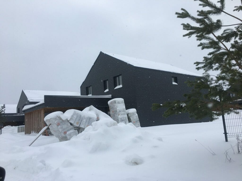 Akmenvilis (Šaltalankių g. 1) - Rindu mājas - būvdarbu attēli