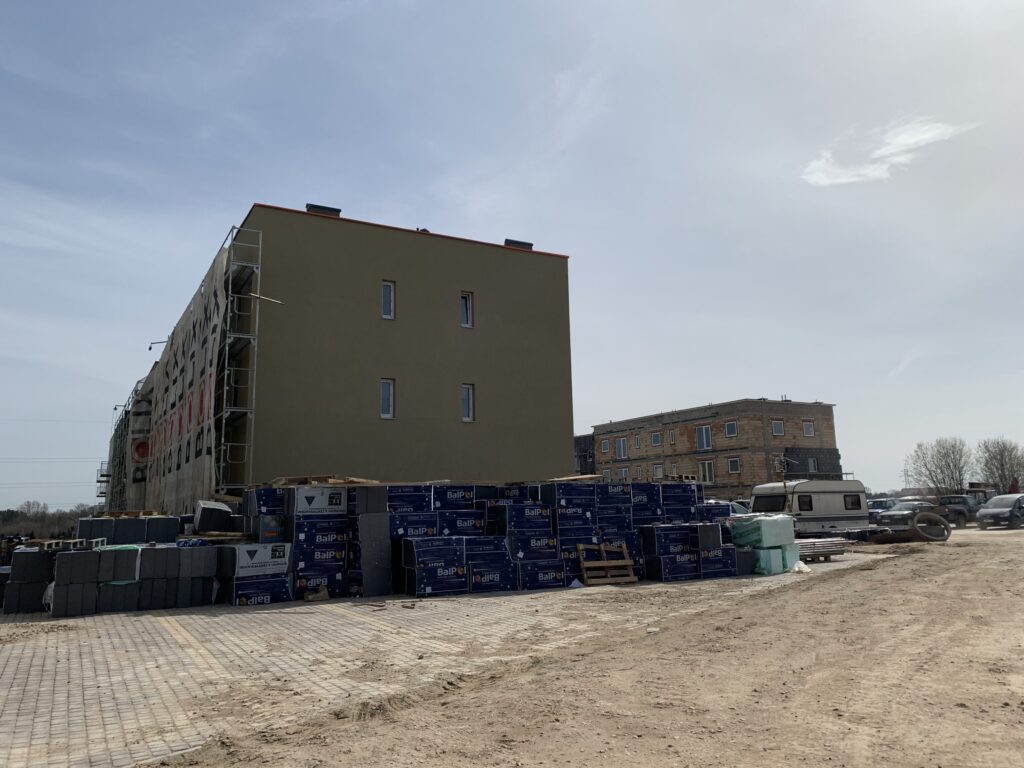 Auksinė kalva 4 etapas (K. Čerbulėno g. 100) - Multi apartment - construction photos