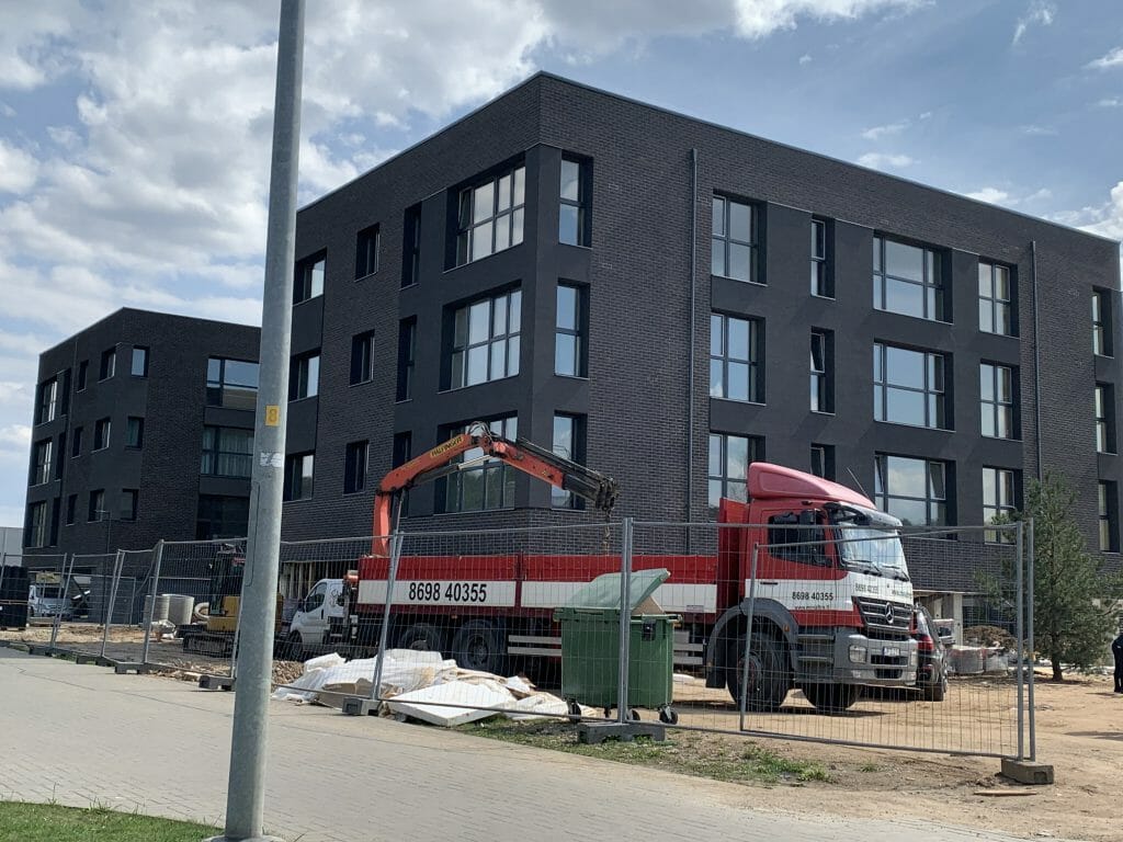 Lampėdžių vilos (Rimties skg. 5, 5A) - Multi apartment - construction photos