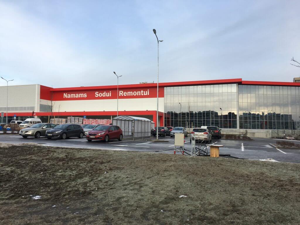 DEPO Fabijoniškės (Ukmergės g. 373) - Kaubanduskeskus - ehituse fotod