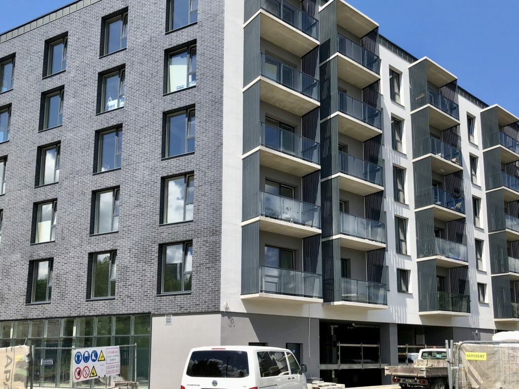 Šnipiškių perspektyvos (Šatrijos g. 1) - Multi apartment - construction photos