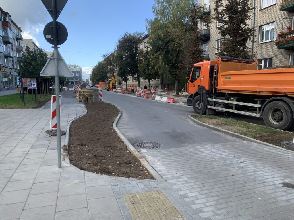 Ramaus eismo T. Ševčenkos g. (T. Ševčenkos g.) - Street - construction photos