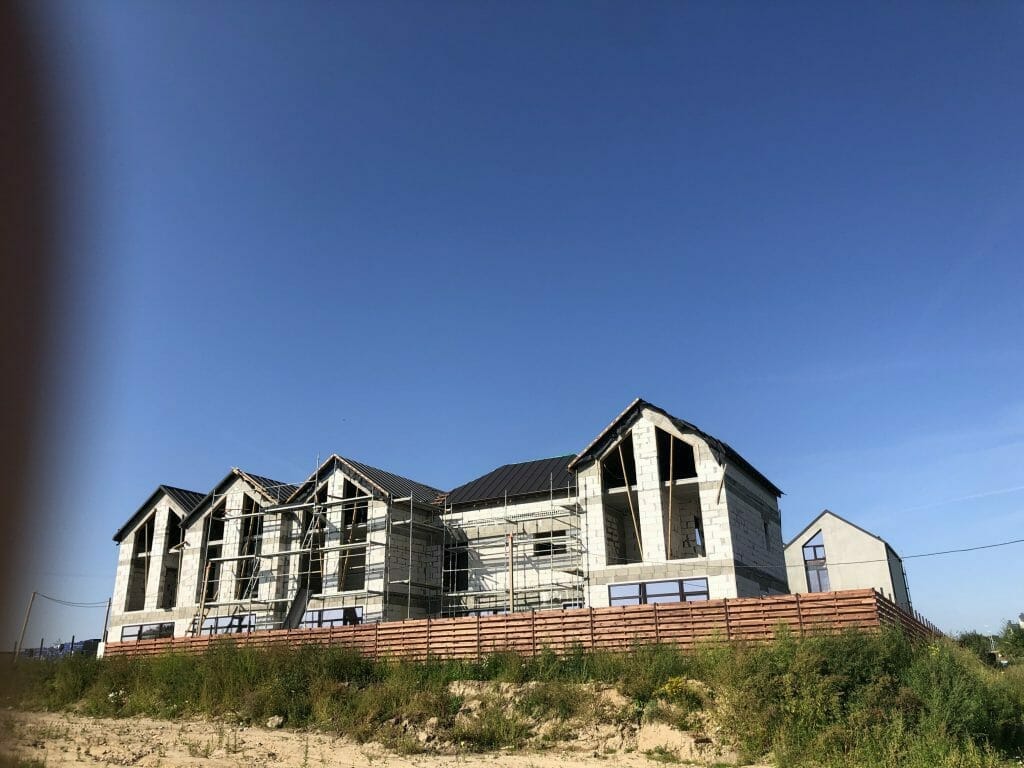 Vanilla Villa sublokuoti namai (Juodupio g. 71, 73) - Row housing - construction photos