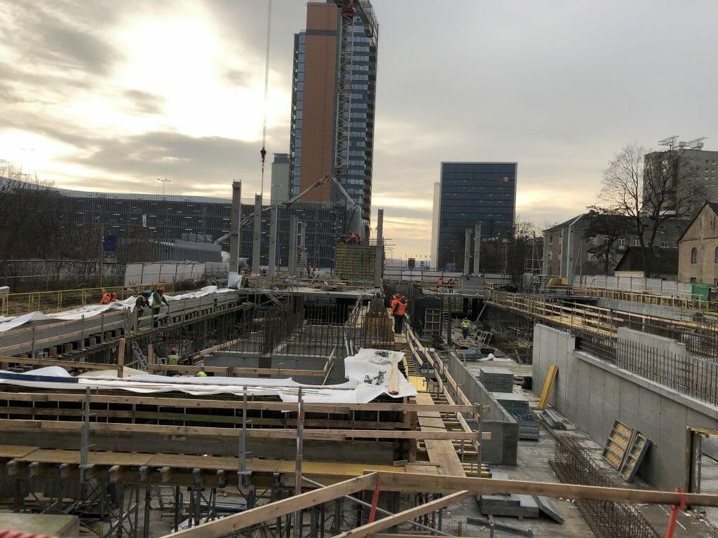 Lvivo (Lvivo g. 37) - Office center - construction photos