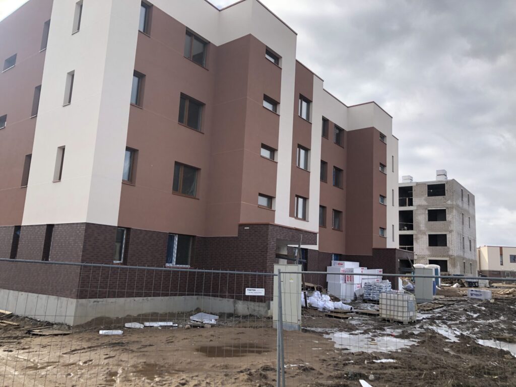 Horizontai (rytų, pietų, šiaurės) (Simono Grunau g. 34, 36, 38) - Multi apartment - construction photos