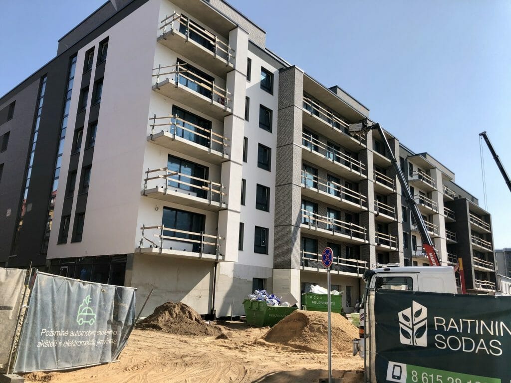 Raitininkų sodas (Raitininkų g. 4, 4A) - Multi apartment - construction photos