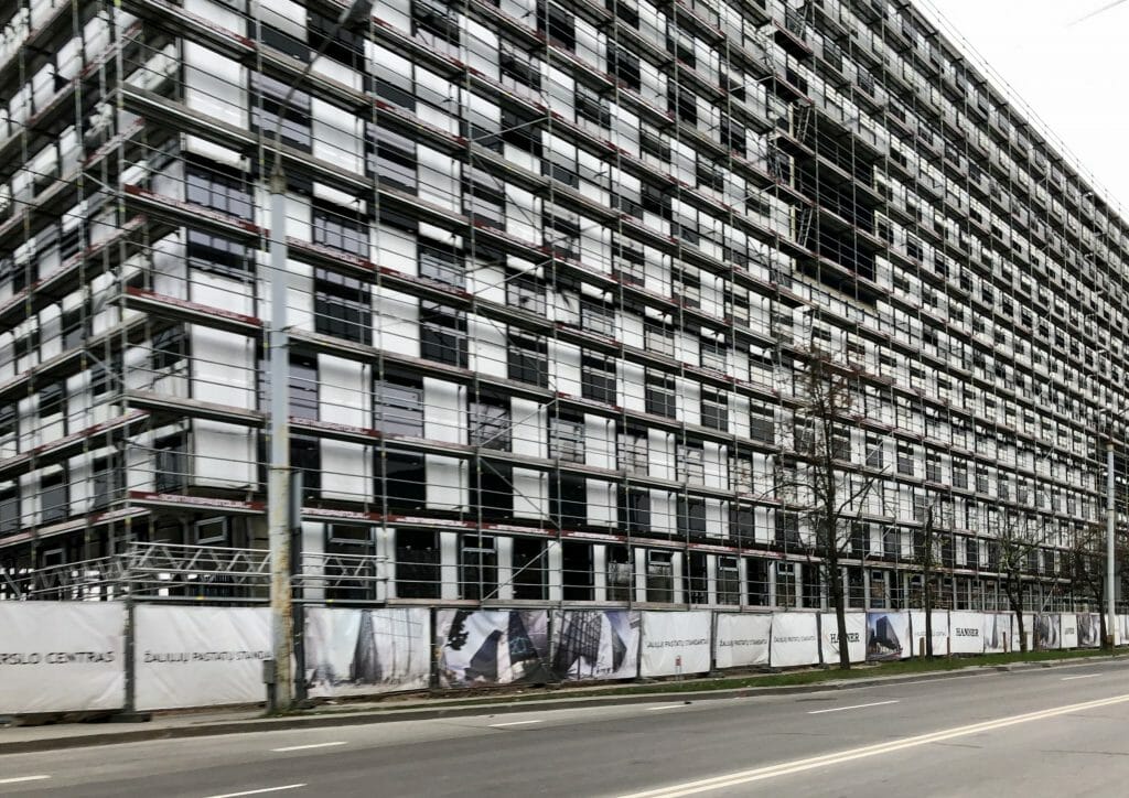 Business Stadium North (Rinktinės g. 3) - Verslo centras - statybų nuotraukos