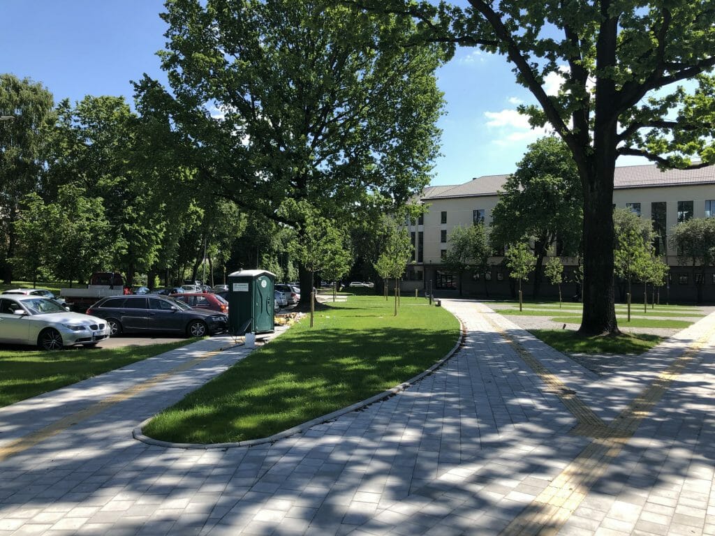 K. Petrausko g. ir M. Jankaus g. skveras (M. Jankaus g.) - Square - construction photos