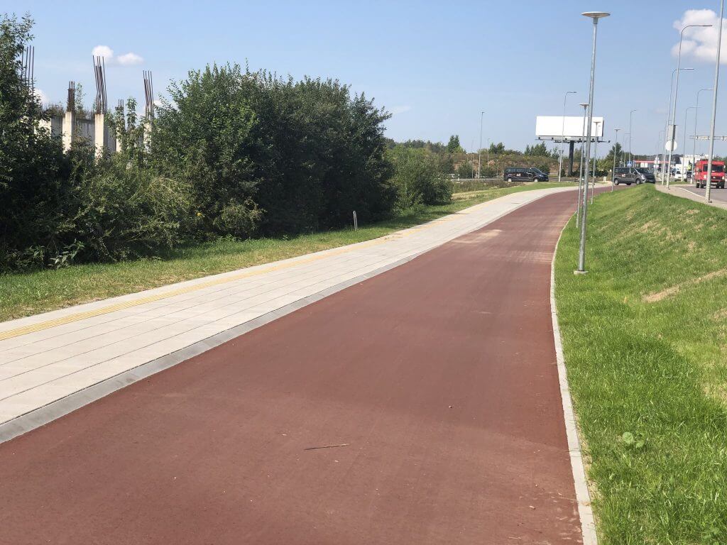 Pilaitės pr. dviračių takas (Pilaitės pr.) - Bike path - construction photos