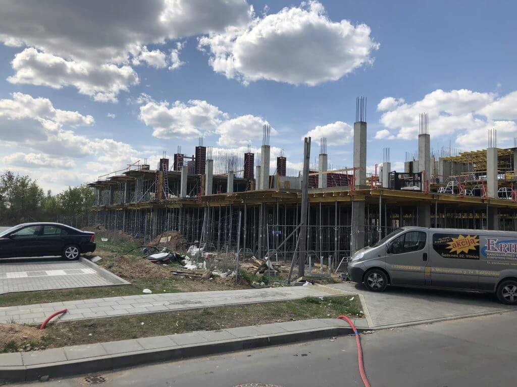 Bitėnų butai (Bitėnų g. 3B) - Multi apartment - construction photos