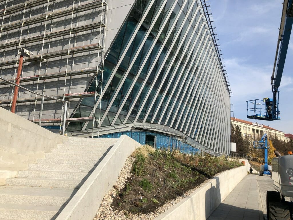 Green Hall 3 (Upės g. 9) - Office center - construction photos