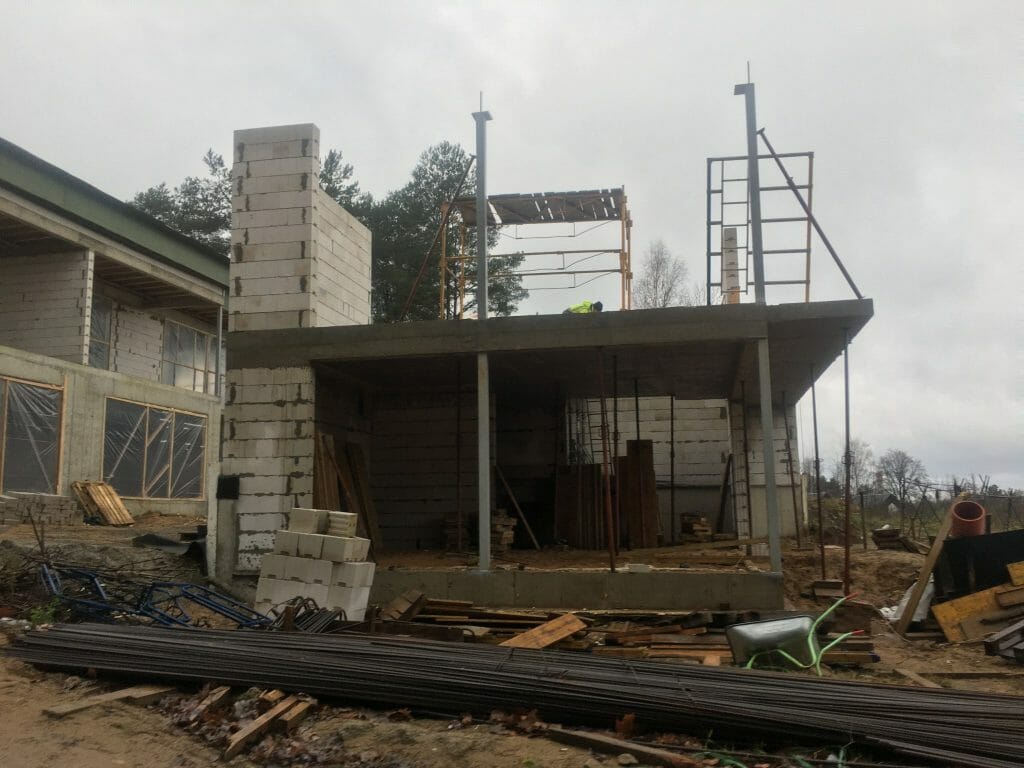 Terasų g. 19 (Terasų g. 19) - Rindu mājas - būvdarbu attēli