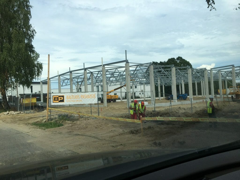 Rimi Varžupio g. (Varžupio g. 1) - Food store - construction photos