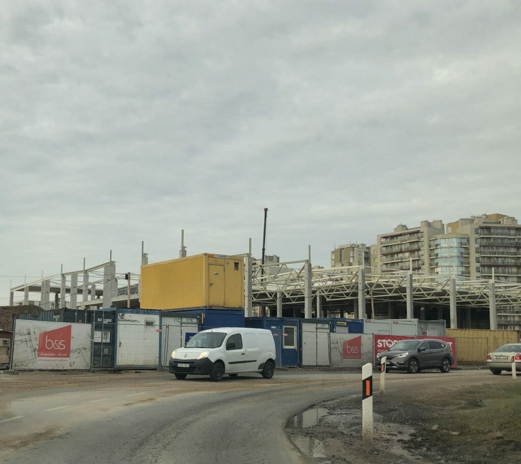 Rimi Pavilnionių g. (Pavilnionių g. 22) - Pārtikas veikals - būvdarbu attēli