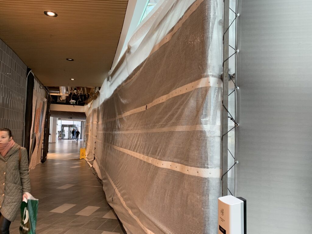 PC Europa atnaujinimas (Konstitucijos pr. 7A) - Shopping center - construction photos