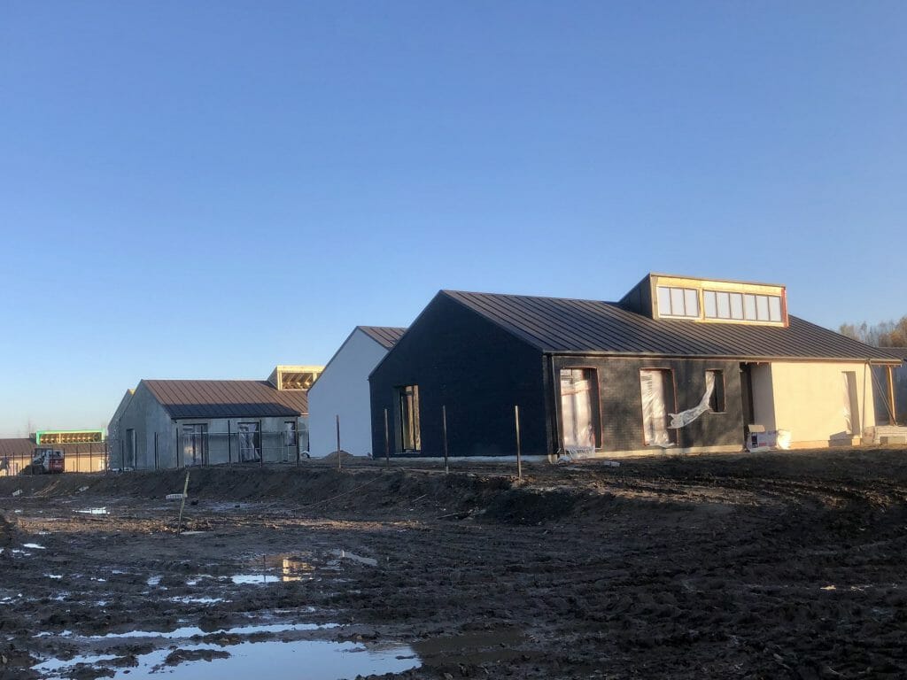 Pavilnio rytai (Antano Maceinos g. 1, 3, 5, 7, 9 Vlado Jurgučio g. 7, 8, 9, 10, 11, 12, 13, 14, 15, 16, 17, 19, 21, 23, Stasio Šalkausko g. 8, 10, 12, 14, 16, Punios g. 1, 3, 5, 7, 9, 11) - Row housing - construction photos