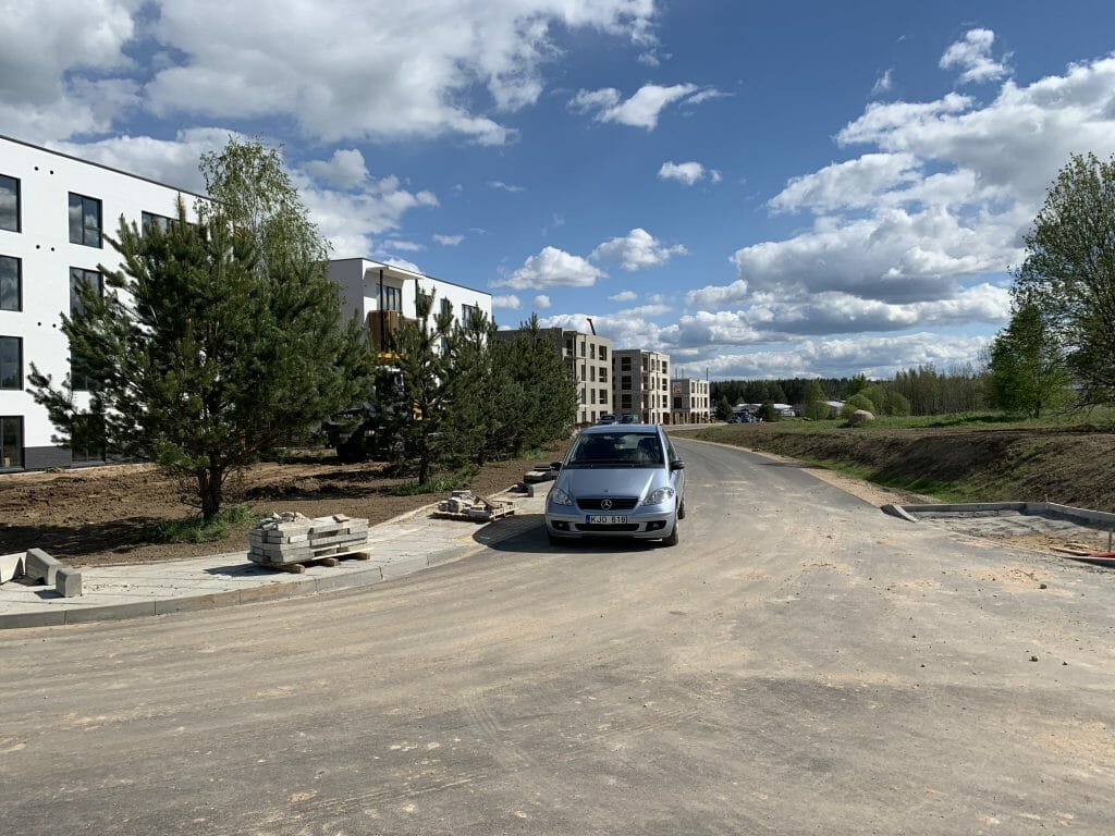 Dangeručio g. ir Daujoto g. (Dangeručio g.) - Street - construction photos