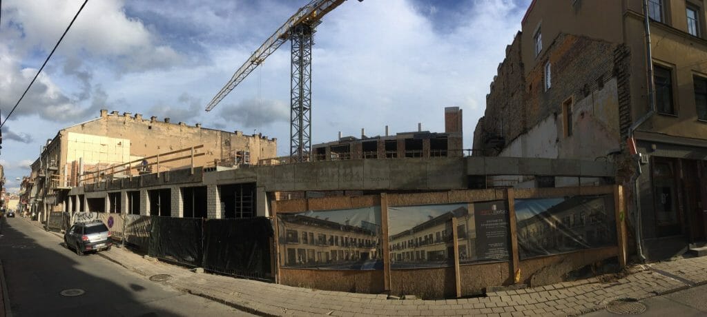 Šv. Stepono 12 (Šv. Stepono g. 12) - Multi apartment - construction photos