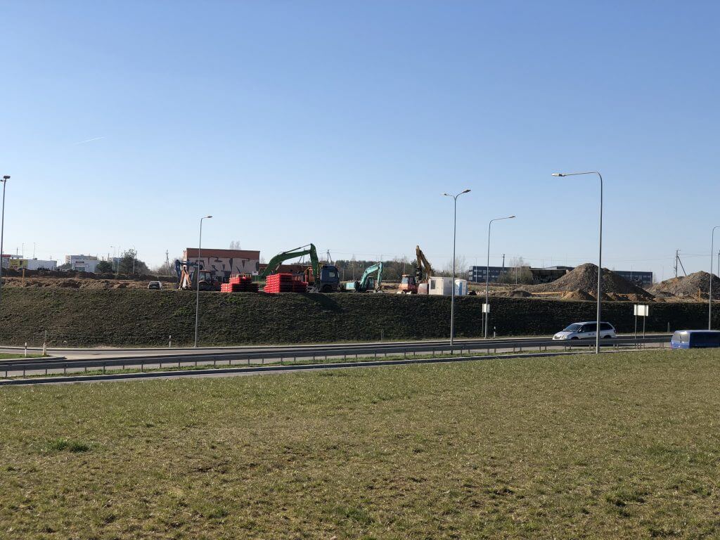 Vilnius OUTLET (Vytauto Pociūno g. 8) - Shopping center - construction photos