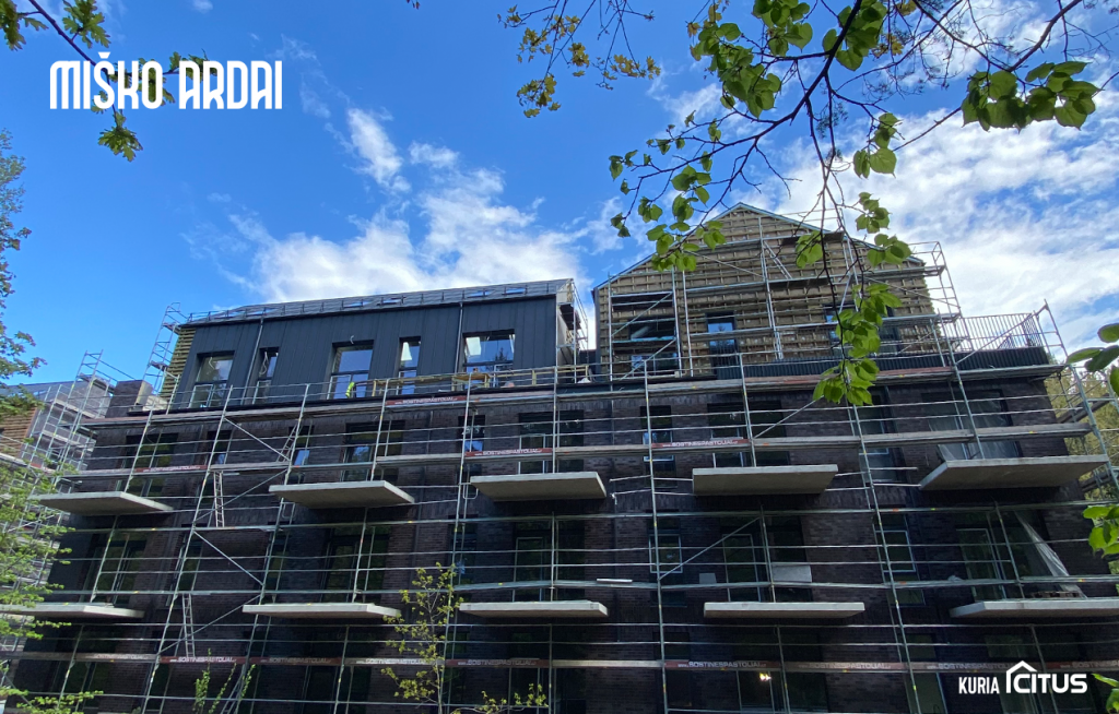 Miško ardai 1 etapas (Burbiškių g. 6) - Multi apartment - construction photos