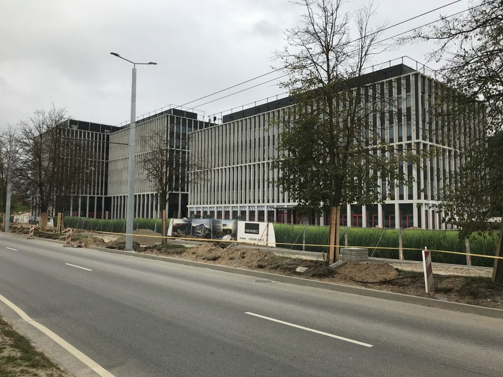 Business Garden Vilnius 1 etapas (Laisvės pr. 10) - Office center - construction photos