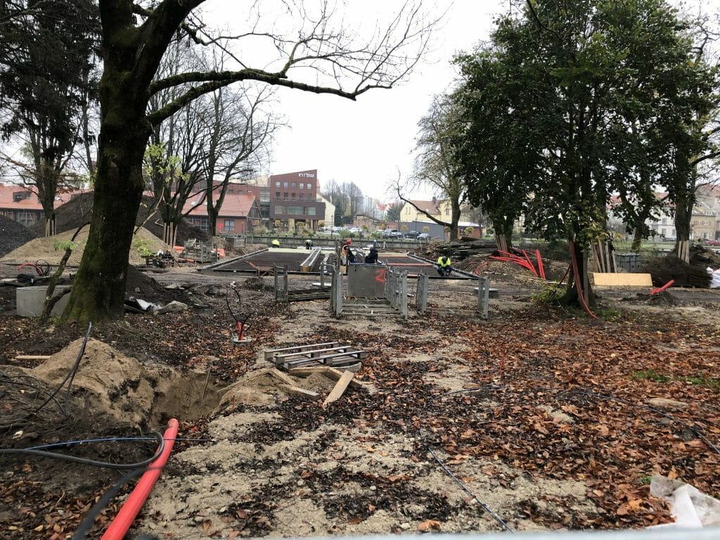 Danės krantinių rekonstrukcija (Danės g.) - Park - construction photos