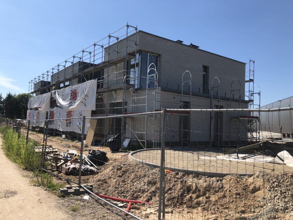 Bitėnų oazė 3 etapas (Bitėnų g. 3H) - Row housing - construction photos