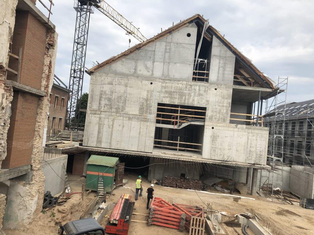 Misionierių sodai (Subačiaus g. 20) - Multi apartment - construction photos