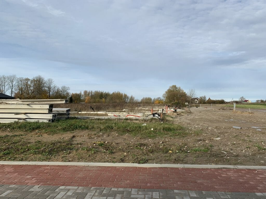 Bachmano Žemė (Vėluvos g. 1, 2, 3, 4 - 47, Eitkūnų g. 6, 6A, 8, 8A - 30, 30A, Tolminkiemio g. 1, 2, 3, 4 - 69) - Privātmāju kopienas, Rindu mājas - būvdarbu attēli