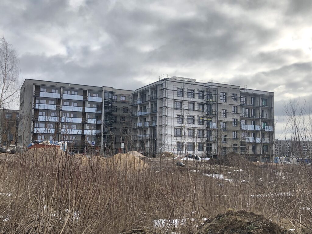 Martyno namai 2 (M. Mažvydo g. 25, 27, L. Rėzos al. 6) - Multi apartment - construction photos