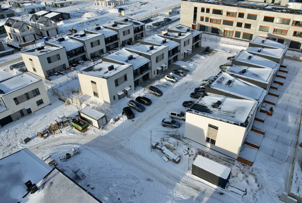 Lukšinės namai (Albanų g. 10) (Albanų g. 10) - Row housing - construction photos