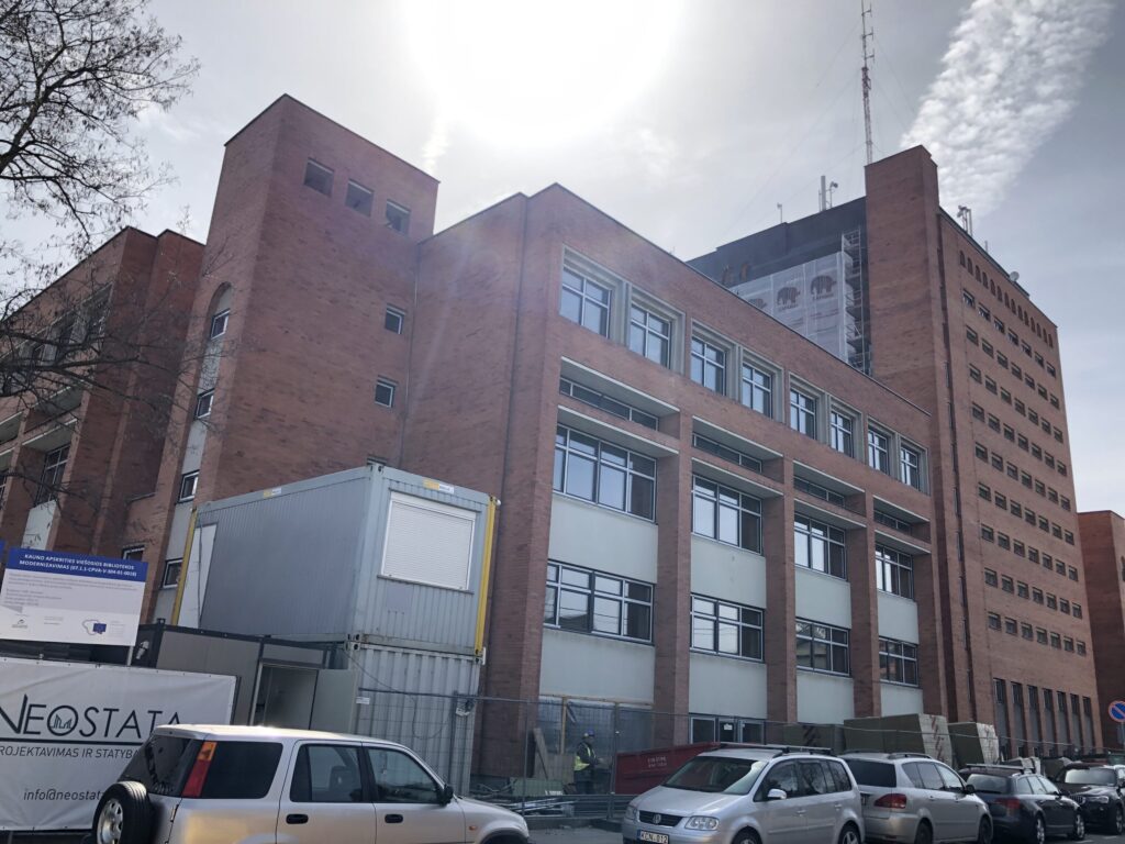 Kauno apskrities viešoji biblioteka (Radastų g. 2) - Library - construction photos