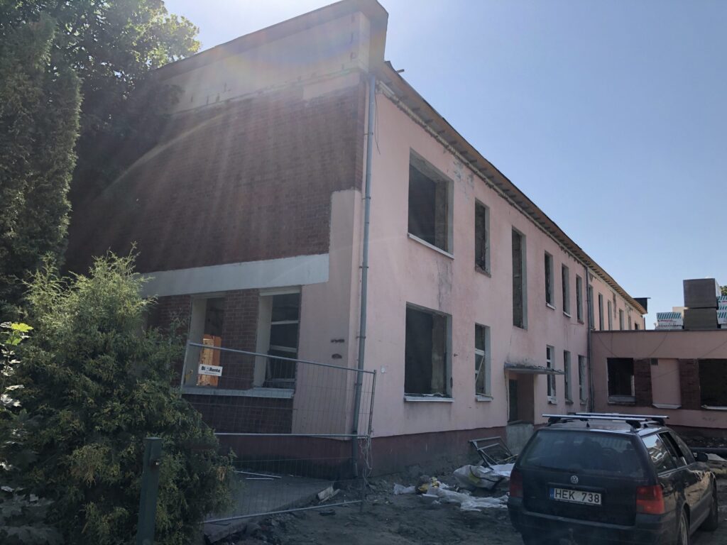 Vaikų darželis "Svirpliukas" (Liepų g. 43A) - Science institution - construction photos