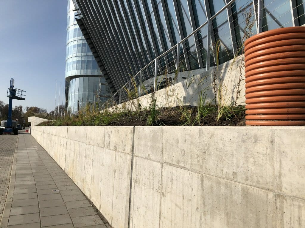 Green Hall 3 (Upės g. 9) - Office center - construction photos