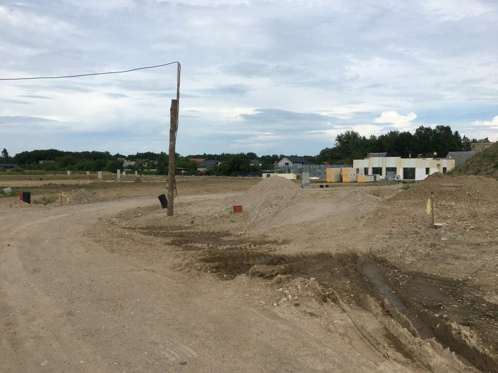 Vynuogyno namai (Varžupio g. 33A, 33B) - Row housing - construction photos