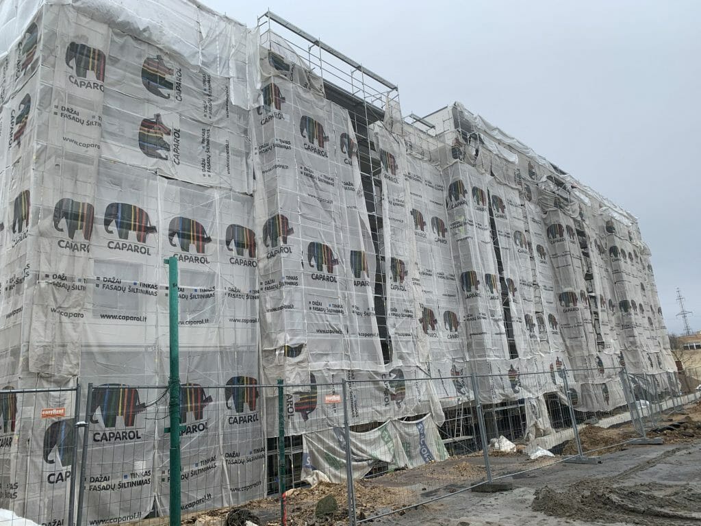 Paukščių takas 1 etapas (Ozo g. 41) - Multi apartment - construction photos