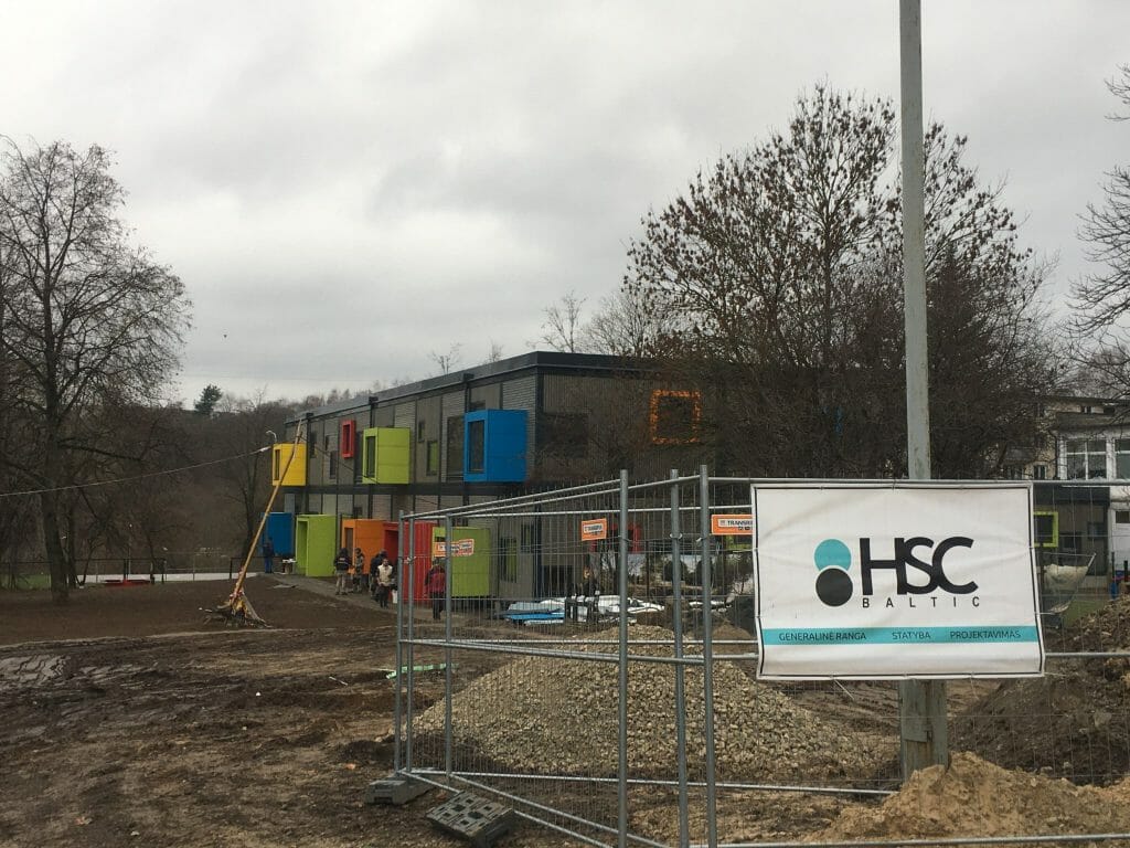 Modulinis darželis "Atžalėlės" (Antakalnio g. 74) - Primary and secondary education - construction photos