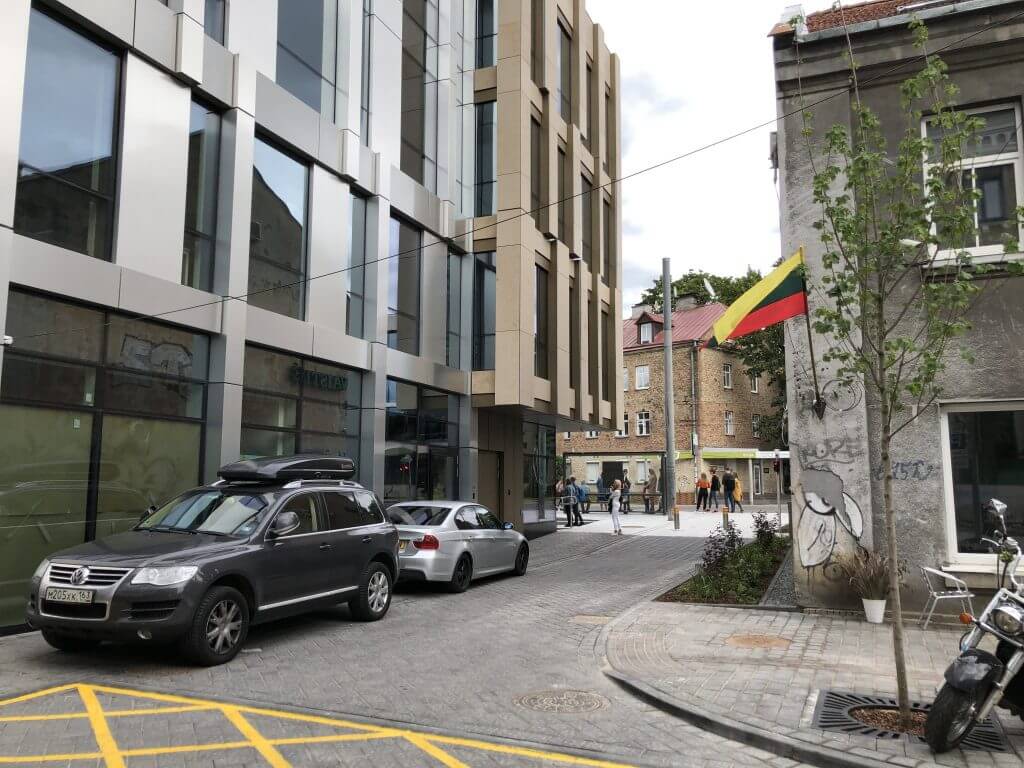 Live Square (Dainavos g. 3) - Biroju centrs - būvdarbu attēli