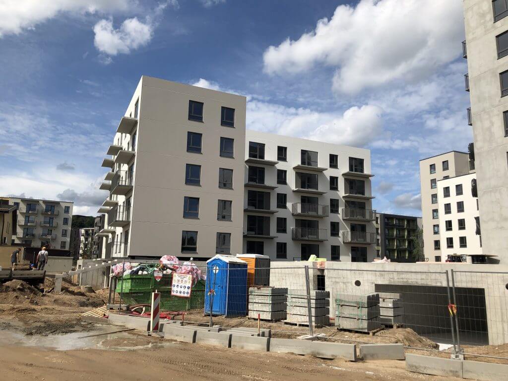 Linkmenų ežerai 3 etapas (Linkmenų g. 58) - Multi apartment - construction photos