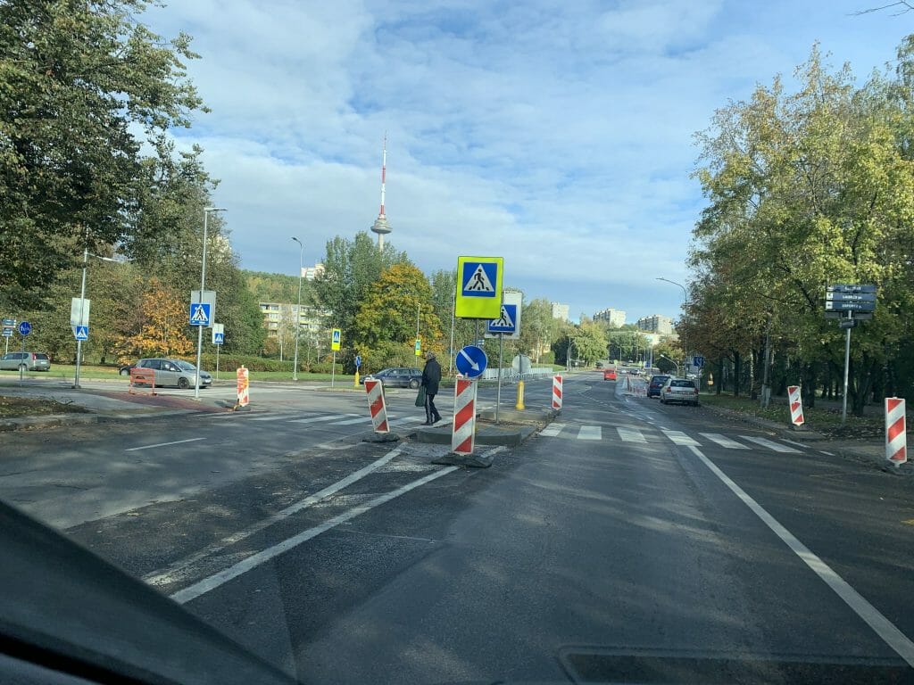 Erfurto g. dviračių takas (Erfurto g.) - Bike path - construction photos