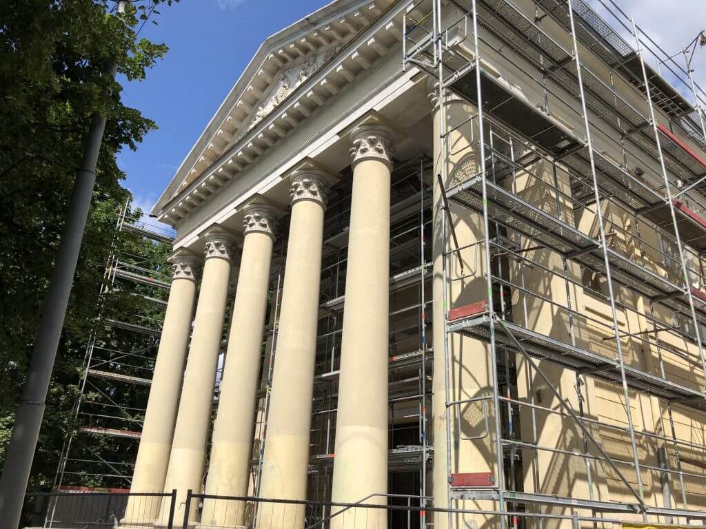 Evangelikų Reformatų bažnyčios komplekso rekonstrukcija (Pylimo g. 18) - Cultural center - construction photos