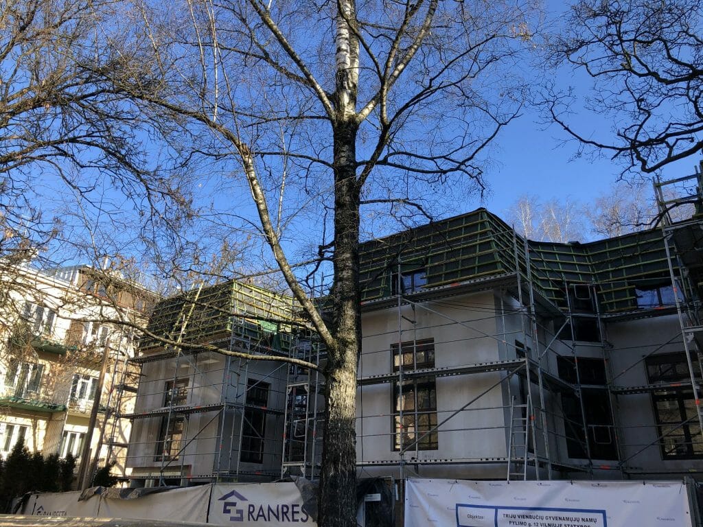 Pylimo g. 12 (Pylimo g. 12) - Row housing - construction photos