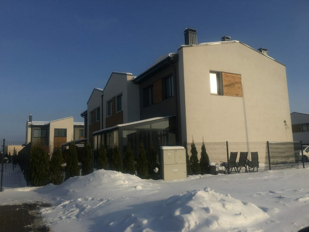 Kotedžai Kalnėnuose 2 etapas (Kroatų g.) - Row housing - construction photos
