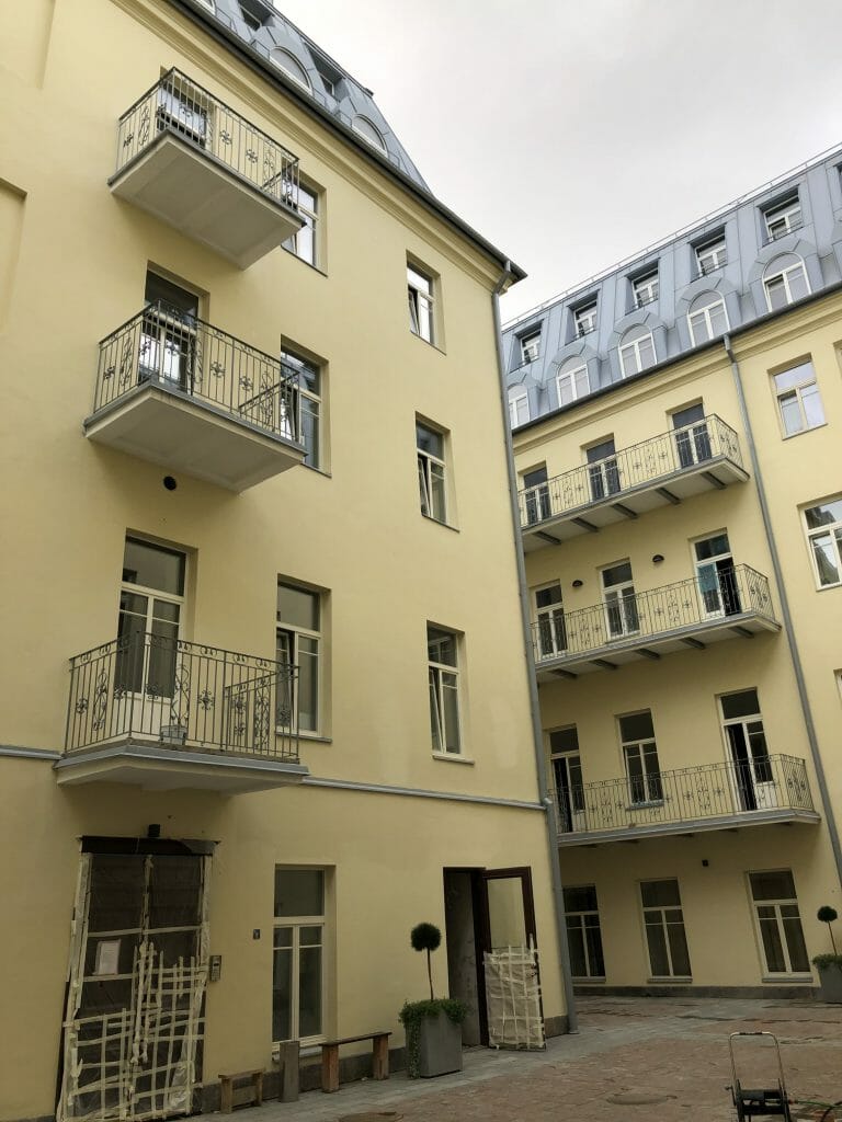 Gedimino 22 (Gedimino pr. 22) - Multi apartment - construction photos