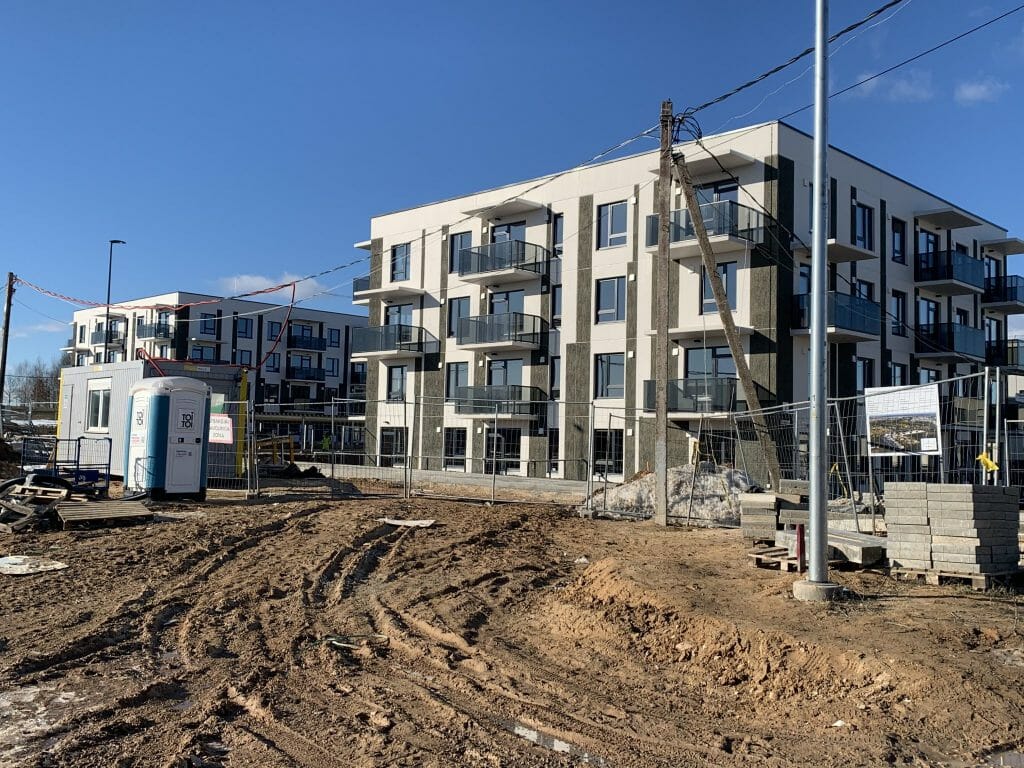 Bajorų alėjos 2 etapas (Salaspilio g. 1) - Multi apartment - construction photos