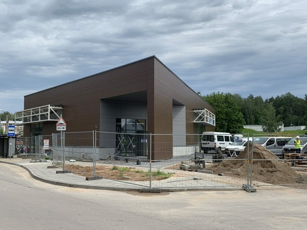 Maxima Lazdynėlių g. (Lazdynėlių g. 23A) - Food store - construction photos