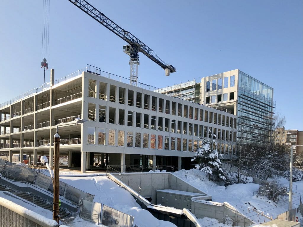 Freedom 36 (Laisvės pr. 36) - Office center - construction photos