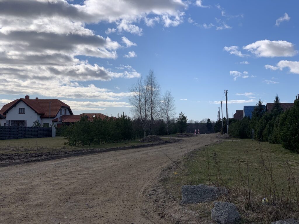 Tauralaukio gyvenvietės gatvės (Vėjo g., Virkučių g., Uosių g., Žvaigždžių g., Vaivorykštės g., Griaustinio g., Lietaus g., Slengių g., Arimų g., Akmenų g., Debesų g., Smėlio g.) - Street - construction photos